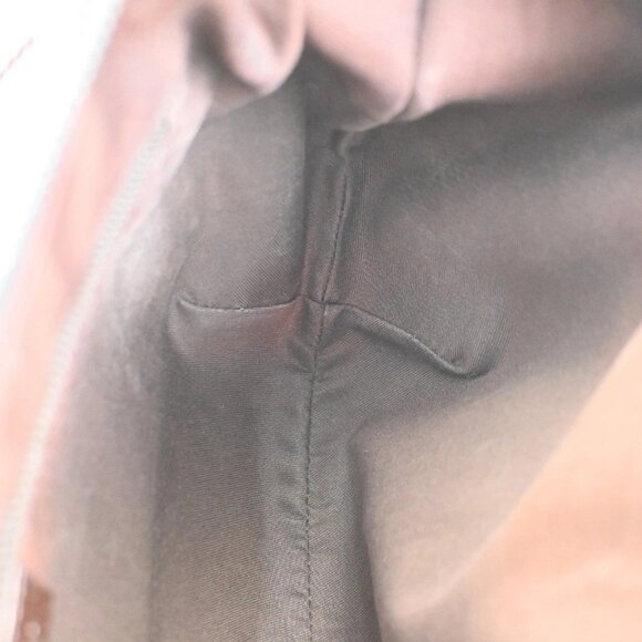 GUCCI GG Pattern Half Moon Shoulder Bag Canvas Leather Beige SHW Italy 70DA218 - Picture 10 of 14